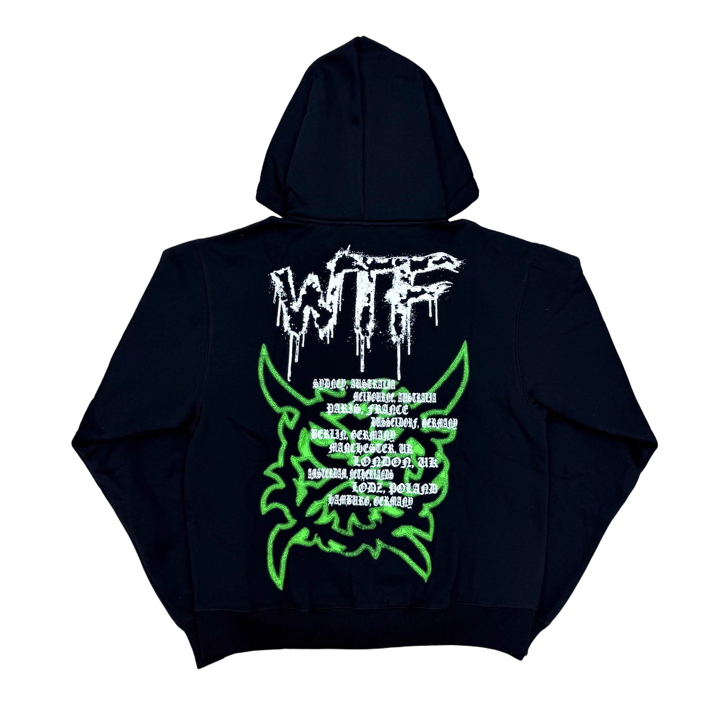 Ken Carson WTF Tour Green Hoodie